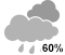 Periods of drizzle (60%)